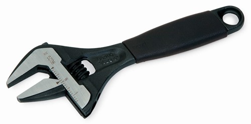 8" SAE Ergo™ Big Mouth Thin Jaw Adjustable Wrench with Ergo™ Han