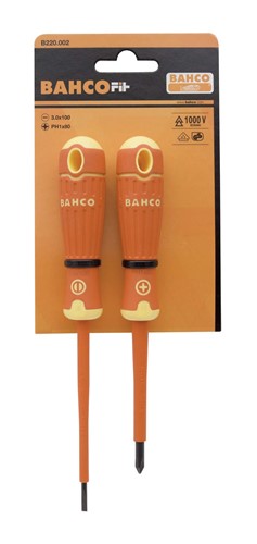 BAHCOFIT Screwdriver Insulated Set 2 Pieces