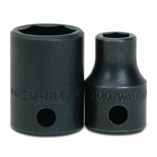 (image for) 3/8" Drive 6-Point Metric 12 mm Shallow Impact Socket