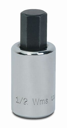 1/2" Drive SAE 1/4" Standard Length Hex Bit Socket