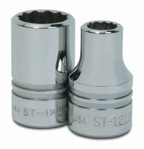 1/2" Drive 12-Point SAE 3/8" Shallow Socket