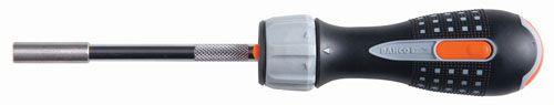 Bahco LED Ratchet Screwdriver with 6 Bits & Pistol Handle
