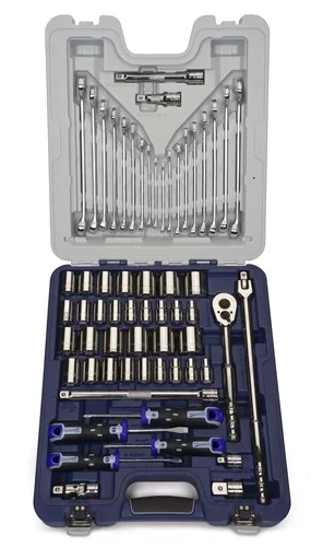 (image for) 61 Piece Socket, Wrench, and Screwdriver Set