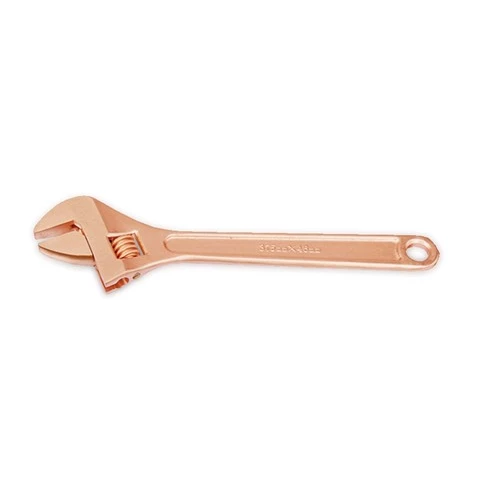 Non-Sparking Adjustable Wrench Copper Beryllium 90