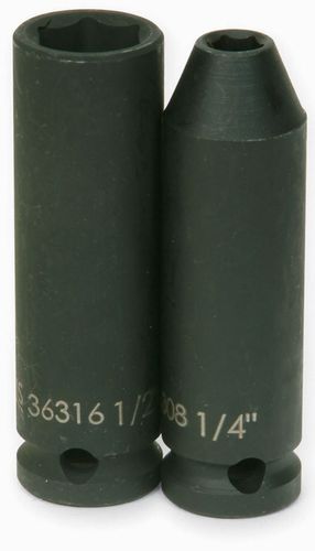 3/8 Drive Deep Impact Socket, 6 Point, 5/16