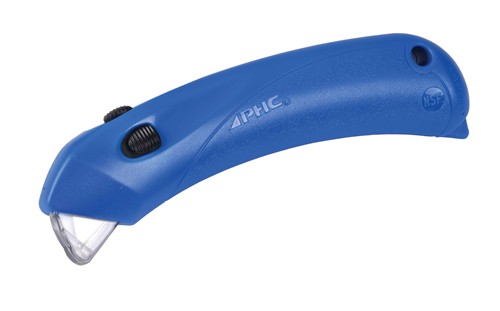 Lightweight, ergonomic, ambidextrious disposable safety cutter