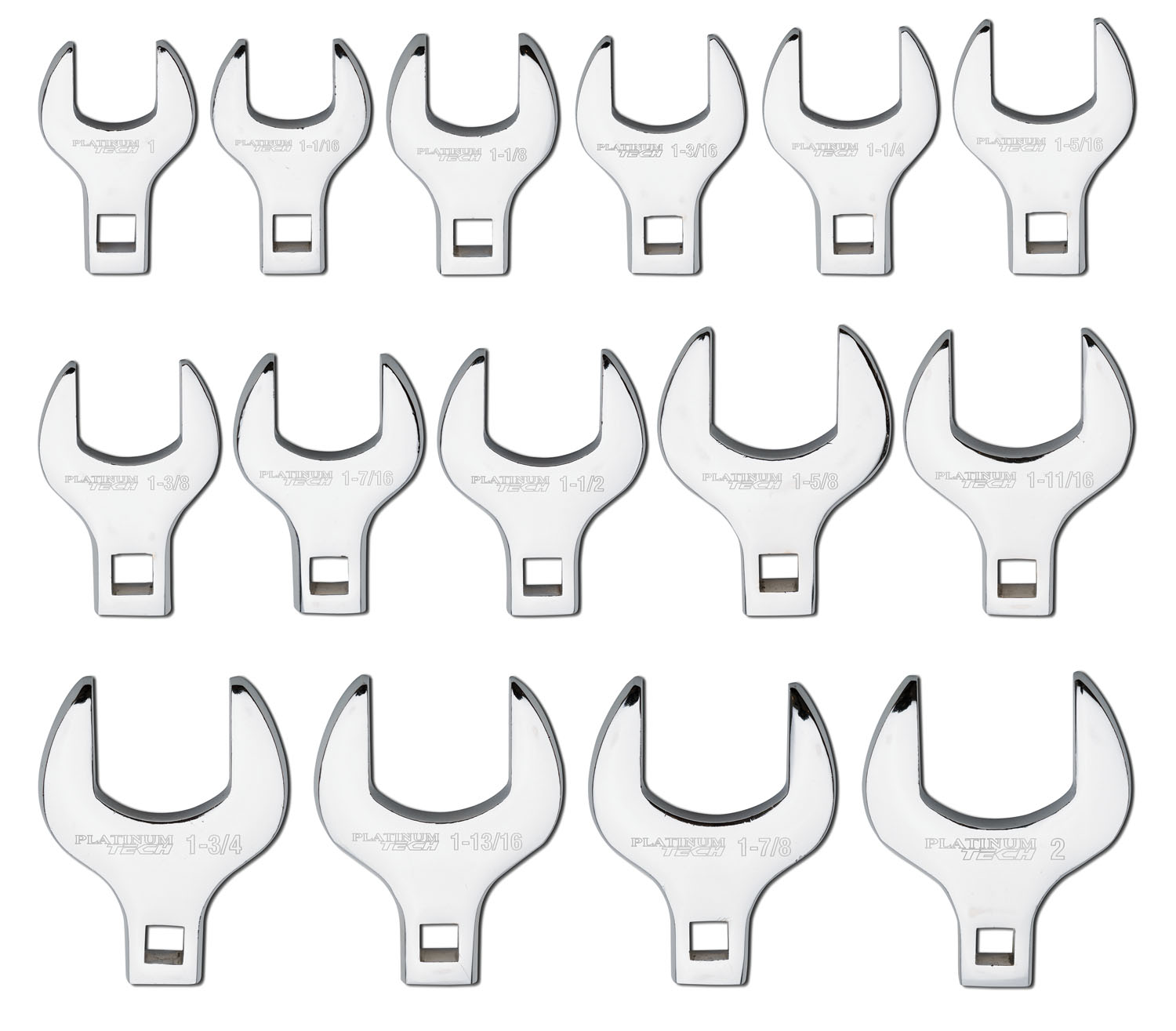 15PC SAE JUMBO CROWFOOT SE