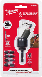 6 Pc Shockwave 30? Nuckle Bit