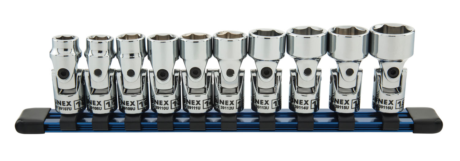 10 PC 3/8 DR Universal MM 6PT R