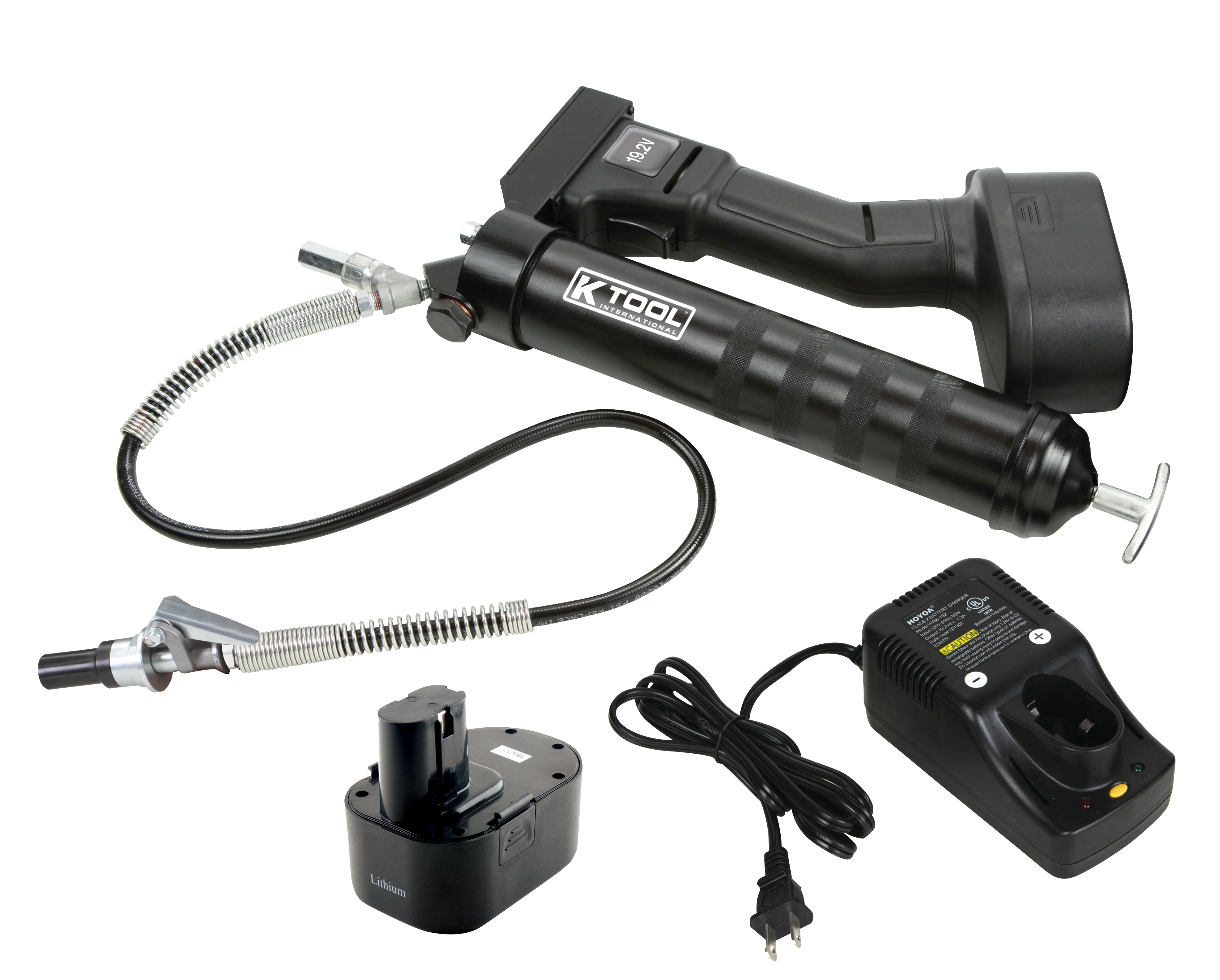 Battery Powered 19.2V Cordless Grease Gun 3 pack