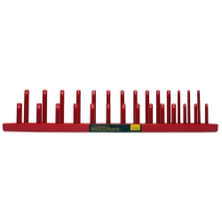 1/2" Dr SAE Socket Holder; Red (Summit Racing)