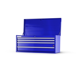 42 X 4 DRAWER TOP CHEST, BLUE