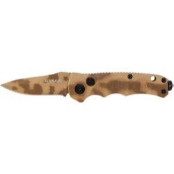 Schrade Mini Push Button Lock Folding Knife Drop Point Blade
