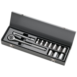 12pc 1/2" Dr Skt Set RH RAT