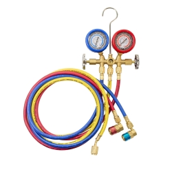 OEMTOOLS 24563 R134A BRASS MANIFOLD GAUGES SET
