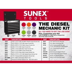 DIESEL MECHANIC KIT WITH GREEN 8057G