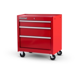 (image for) 27 X 3 DRAWER MOBILE CABINET, RED