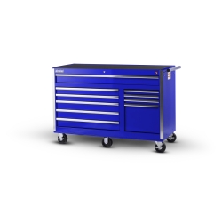 56 X 10 DRAWER DEEP CABINET, BLUE