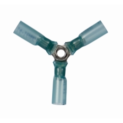 16-14 Cs 3 Way Connector Blue