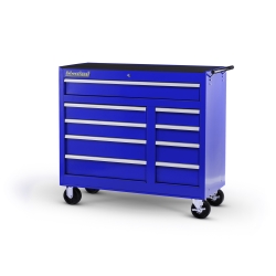 42 X 9 DRAWER CABINET, BLUE