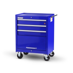 27' X 3 DRAWER + DOOR CABINET, BLUE