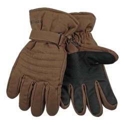 Brown Duck Fabric Lind Glove L