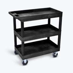 (image for) Utility Cart Medium Heavy Duty 3 Shelf