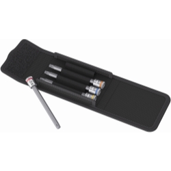 4PC BIT SOCKET SET, 1/4IN