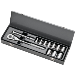12pc 12 Pt Skt Set 1/2" Dr