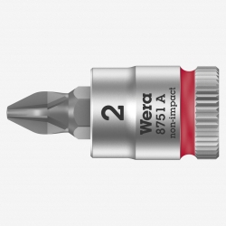 BIT SOCKET 1/4IN DR PH 2 X 28 MM