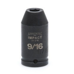 SOCKET IMPACT 9/16 3/4 IN DR 6 PT DP