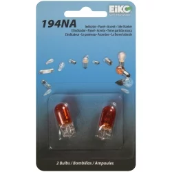 Bulb 14V .27A T3-1/4 Wedge Base Amber (2 BP)