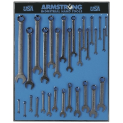 Industrial Finish Combination Wrench Display