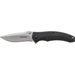 Schrade Large Liner Lock Folding Knife Drop Point Blade Aluminum