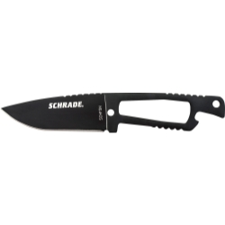 Schrade Full Tang Neck Knife Drop Point Fixed Blade
