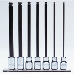 BALLDRVRBITS TO 3/8,XL,3/8DR,7PC---