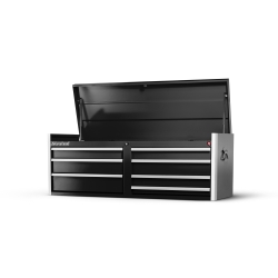 (image for) 54 X 7 DRAWER TOP CHEST, BLACK