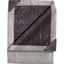 30'x50' Dbl Duty Tarp Slv/Blk