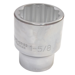 Socket 1" Dr 12 Point 1-5/8"