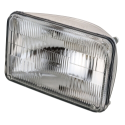 Head lamp 12.8V 50W/100 X 165MM 2 Contact Lugs