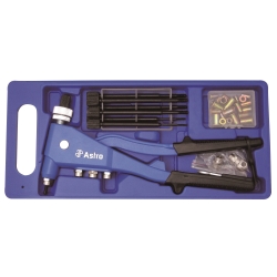 Hand Rivet Nut Kit 4pc SAE 3pc Metric W/ Rivet Nut