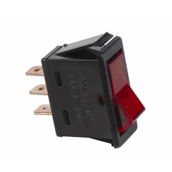 20 Amp 12V Amber Rocker Switch