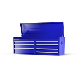 54 X 7 DRAWER TOP CHEST, BLUE