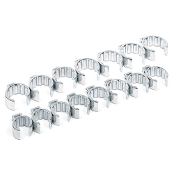 FLARE NUT CROWFOOT WRENCH SET 15PC SAE