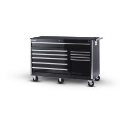 56 X 10 DRAWER DEEP CABINET, BLACK