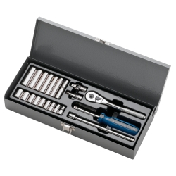 21pc Skt Set 1/4" Dr 6 Pt