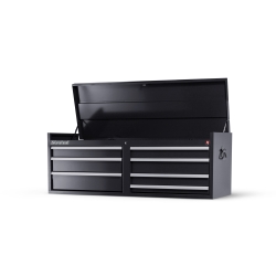 54 X 7 DRAWER TOP CHEST, BLACK