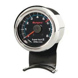 Sun Super Tach 2-5/8" Black Di