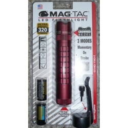Mag-Tac Crimson Red Flashlight