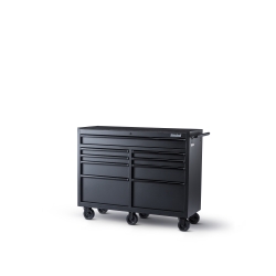 52 IN. 9-DRAWER ROLLER CABINET, BLACK SANDTEX